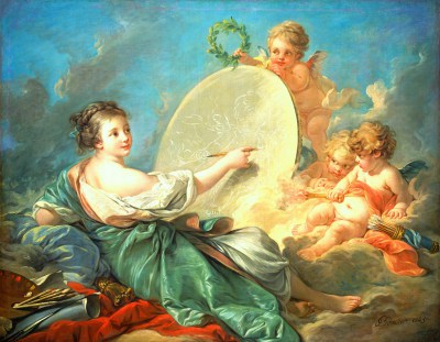 François Boucher, Alegoria malarstwa, reprodukcja